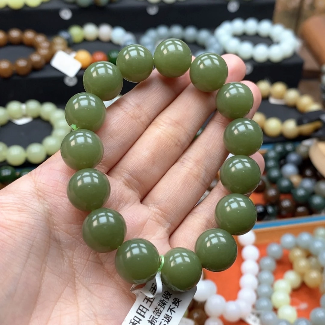 未镶嵌手串和田玉L卡14