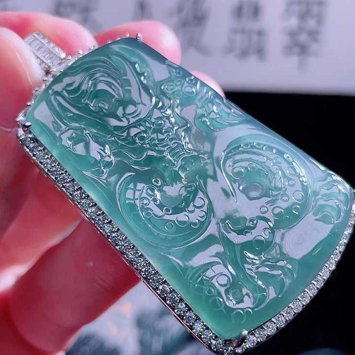 翡翠未镶嵌颈饰99999999