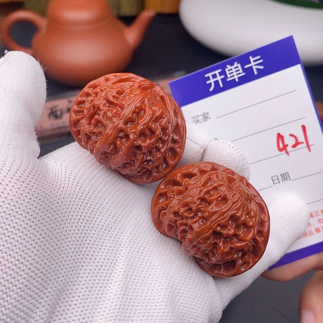 文玩核桃把件43宫灯421