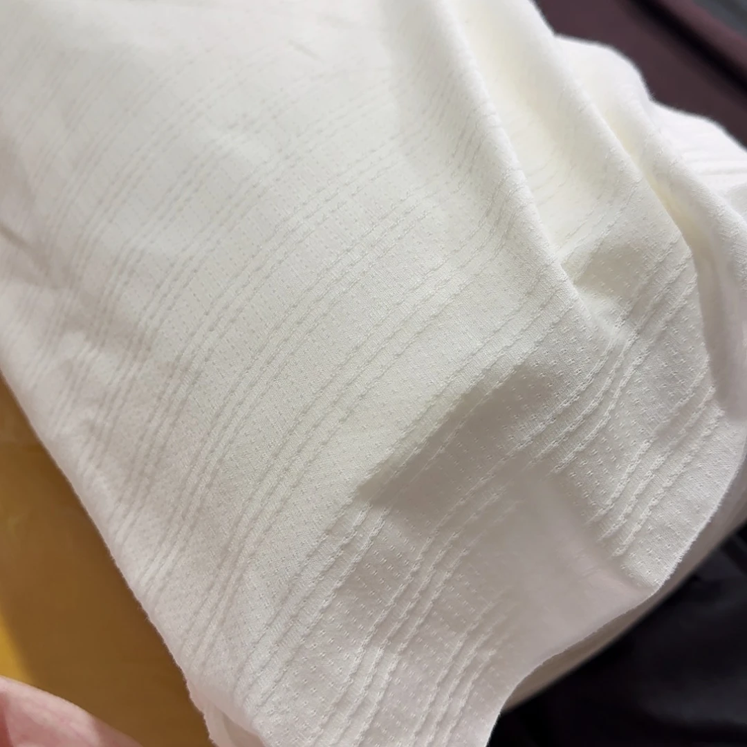 棉23号三福提花白色一米