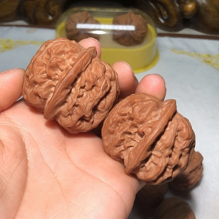 文玩核桃把件45平谷方块