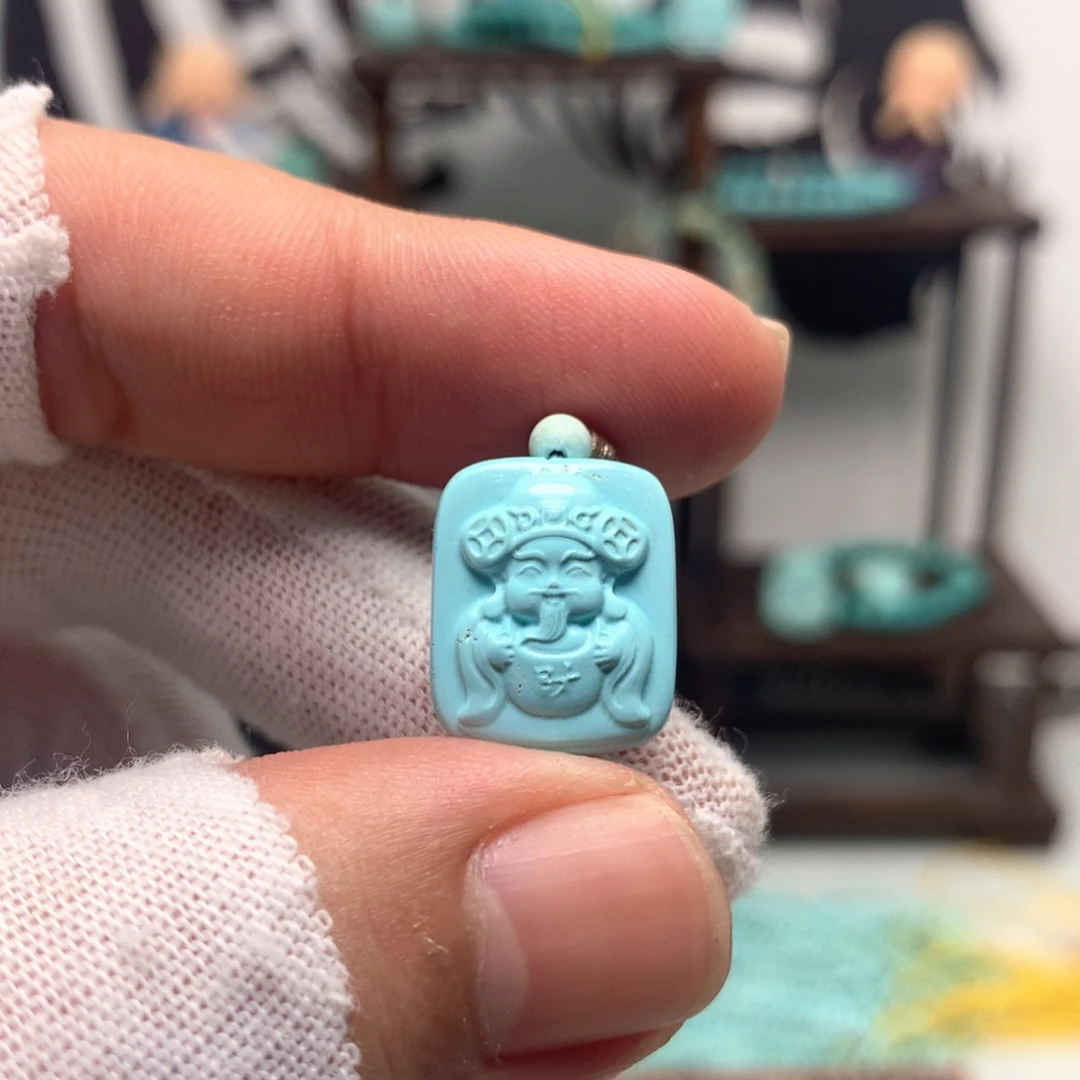 未镶嵌绿松石挂件