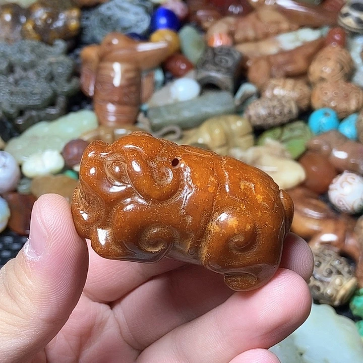 和田玉未镶嵌颈饰26