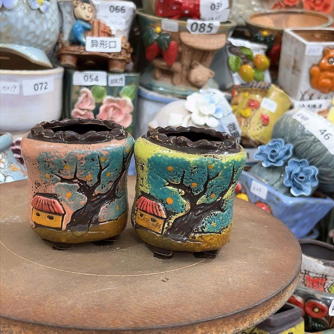 粗陶多肉花盆花盆