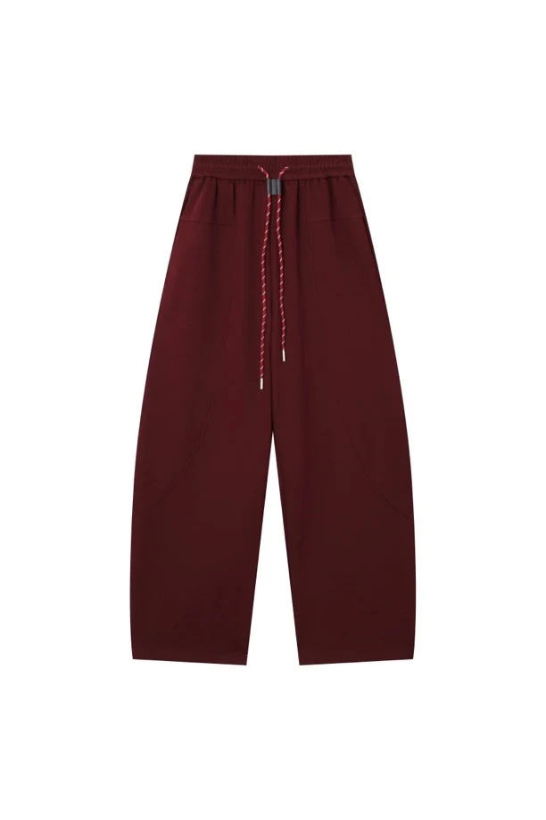 【弯刀裤】早春休闲宽松卫裤新款阔腿洋气百搭长裤女