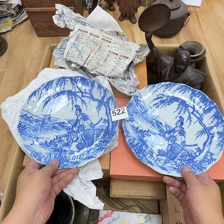瓷片工艺品摆件瓷器摆件正能量