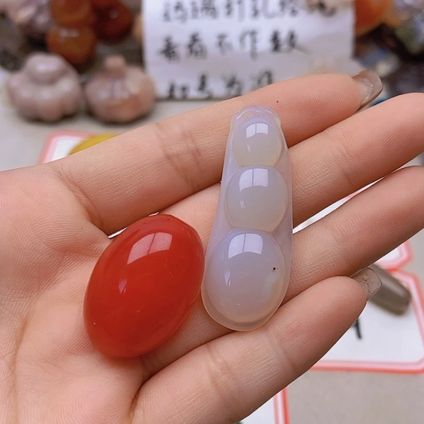 【闪购商品】未镶嵌玛瑙/玉髓珠宝半成品龚*