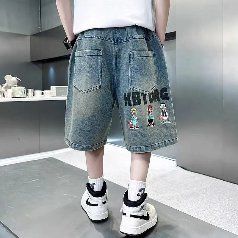 ZK-2508 夏季 中裤 男童 休闲时尚裤子 儿童夏款l百搭薄款