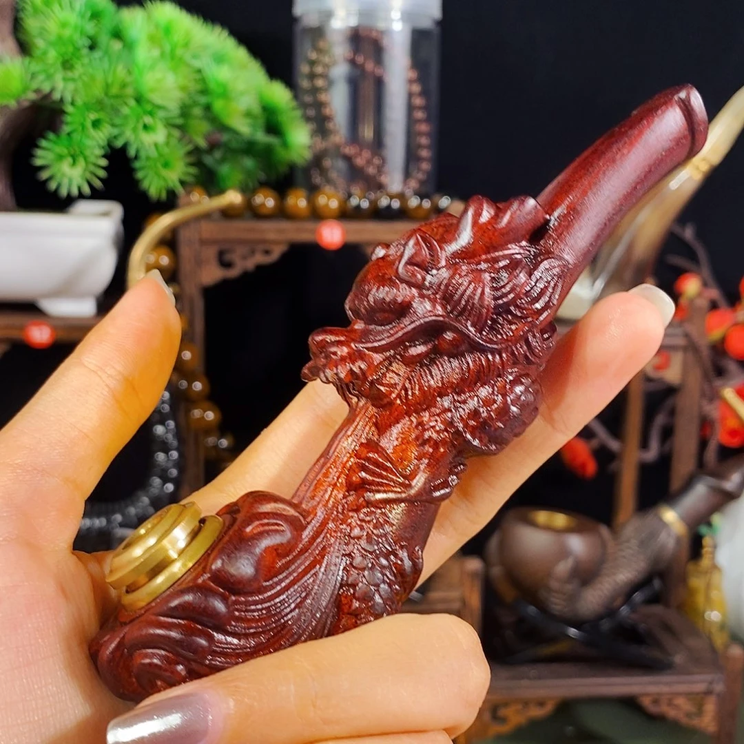 高端定制金丝楠烟嘴