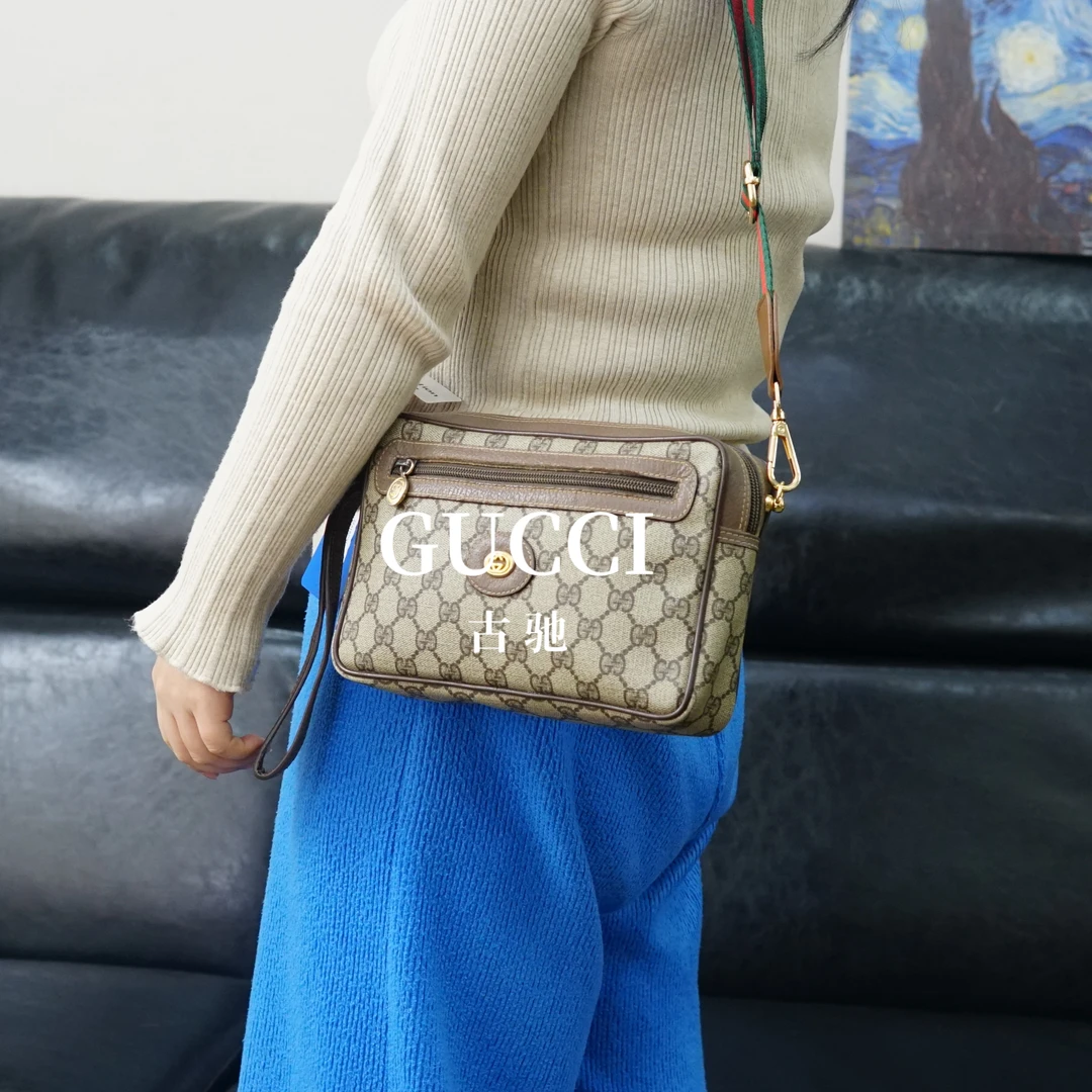 95新 GUCCI/古驰 老花洗漱包/JJ02812922/2922