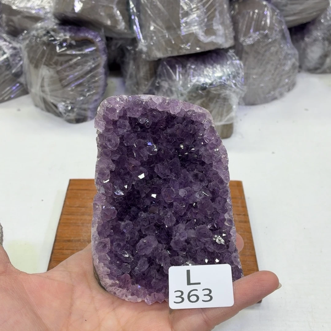 未镶嵌水晶摆件天然紫水晶