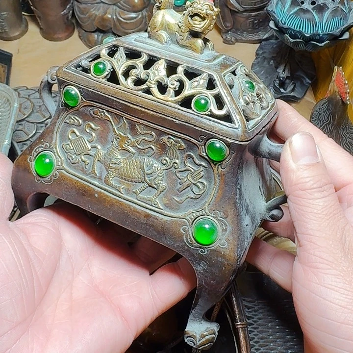 铜器摆件收收藏藏