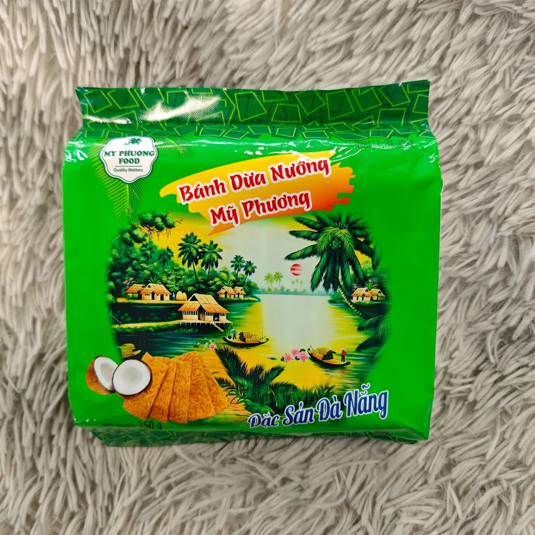越南进口椰子烤面包片饼干