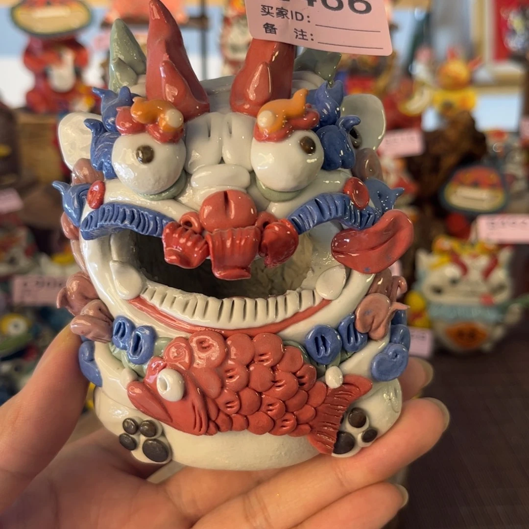 泥塑纯手工茶宠摆件