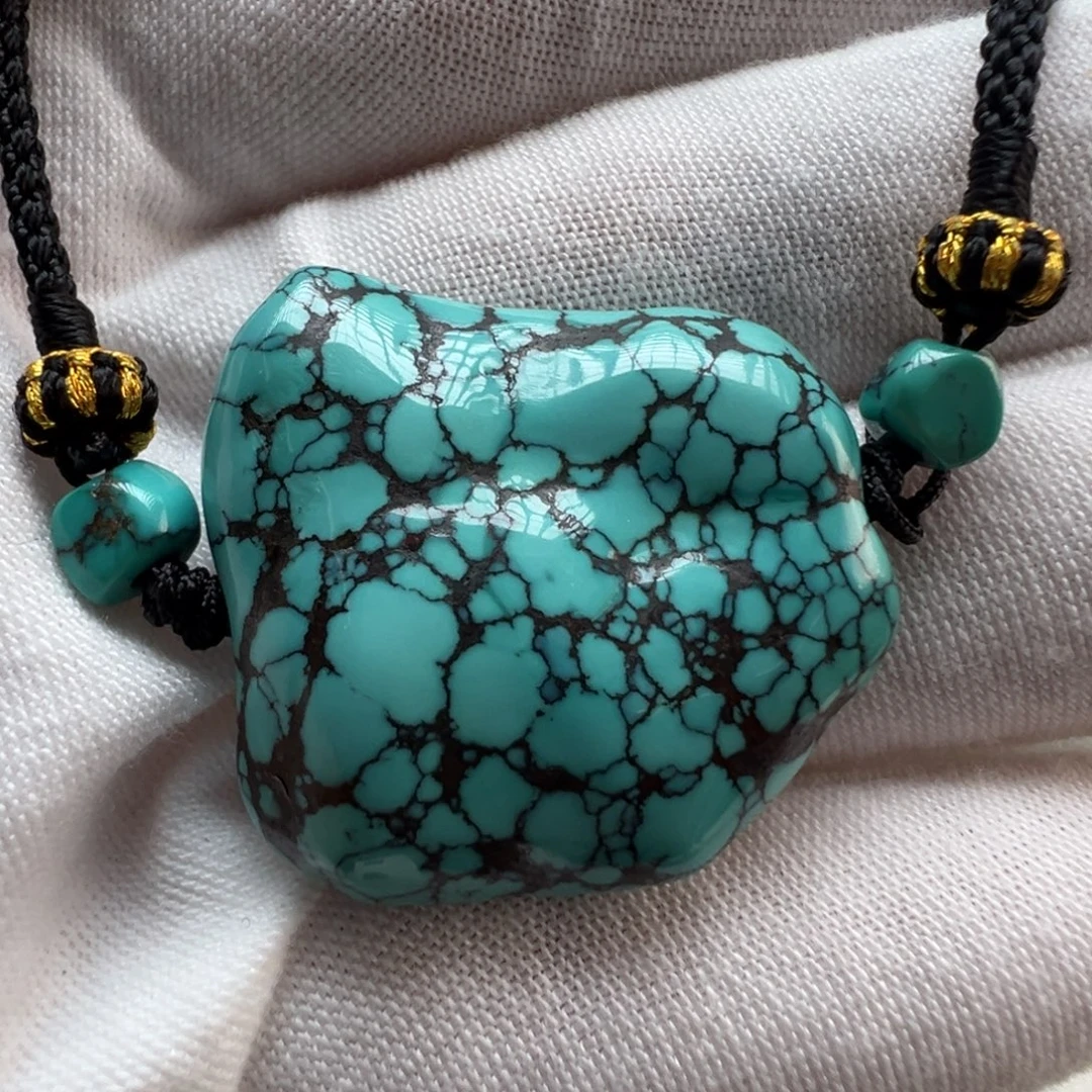 绿松石未镶嵌配饰25.5*28