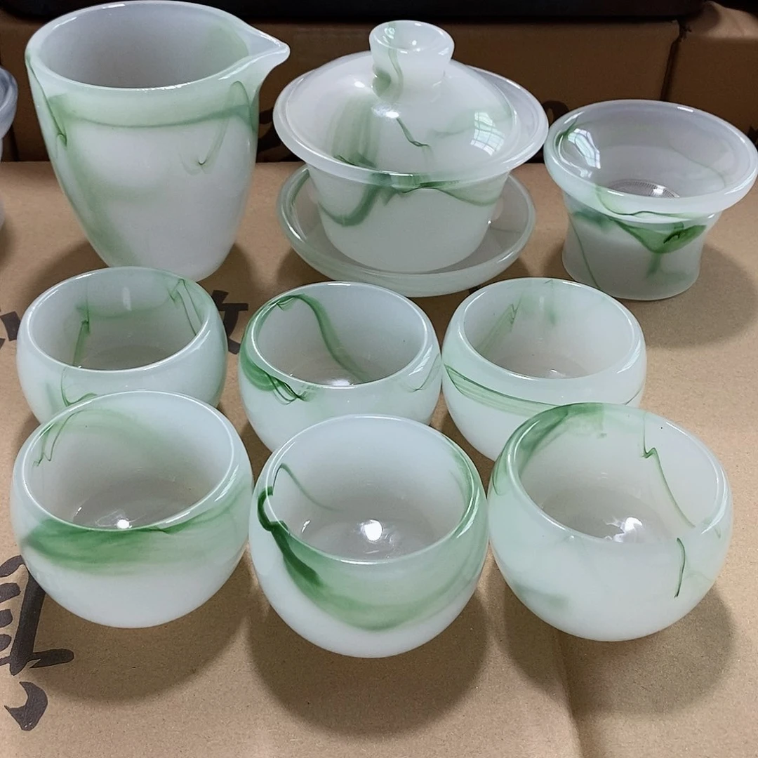 杯高端琉璃茶具 无礼盒 无茶盘