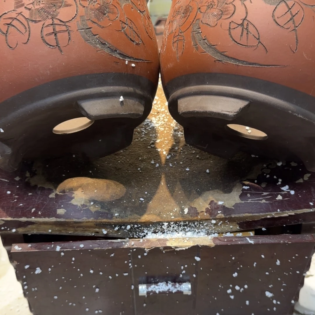 紫砂花盆口径23.14口径