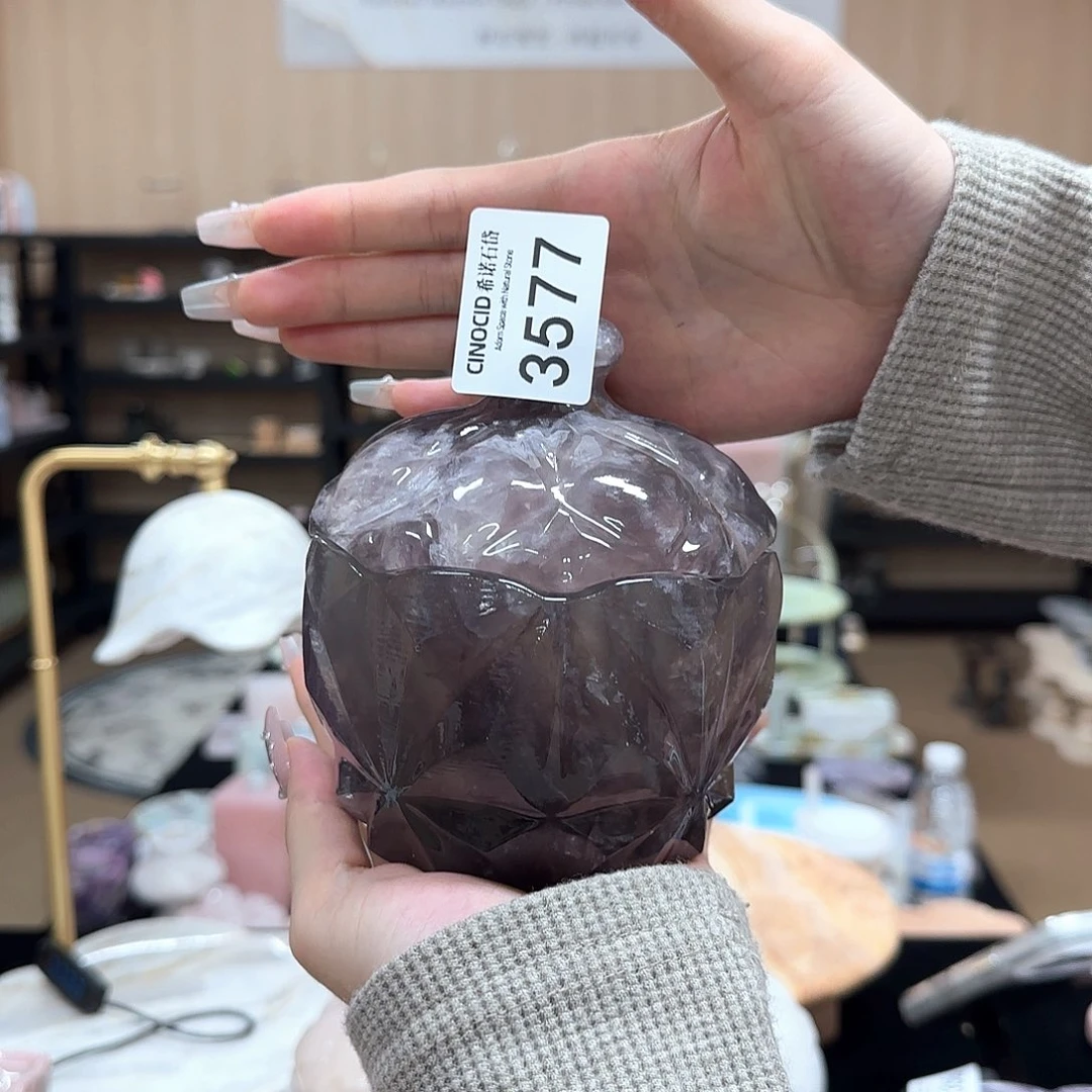 李*任3577 紫莹石荔枝罐