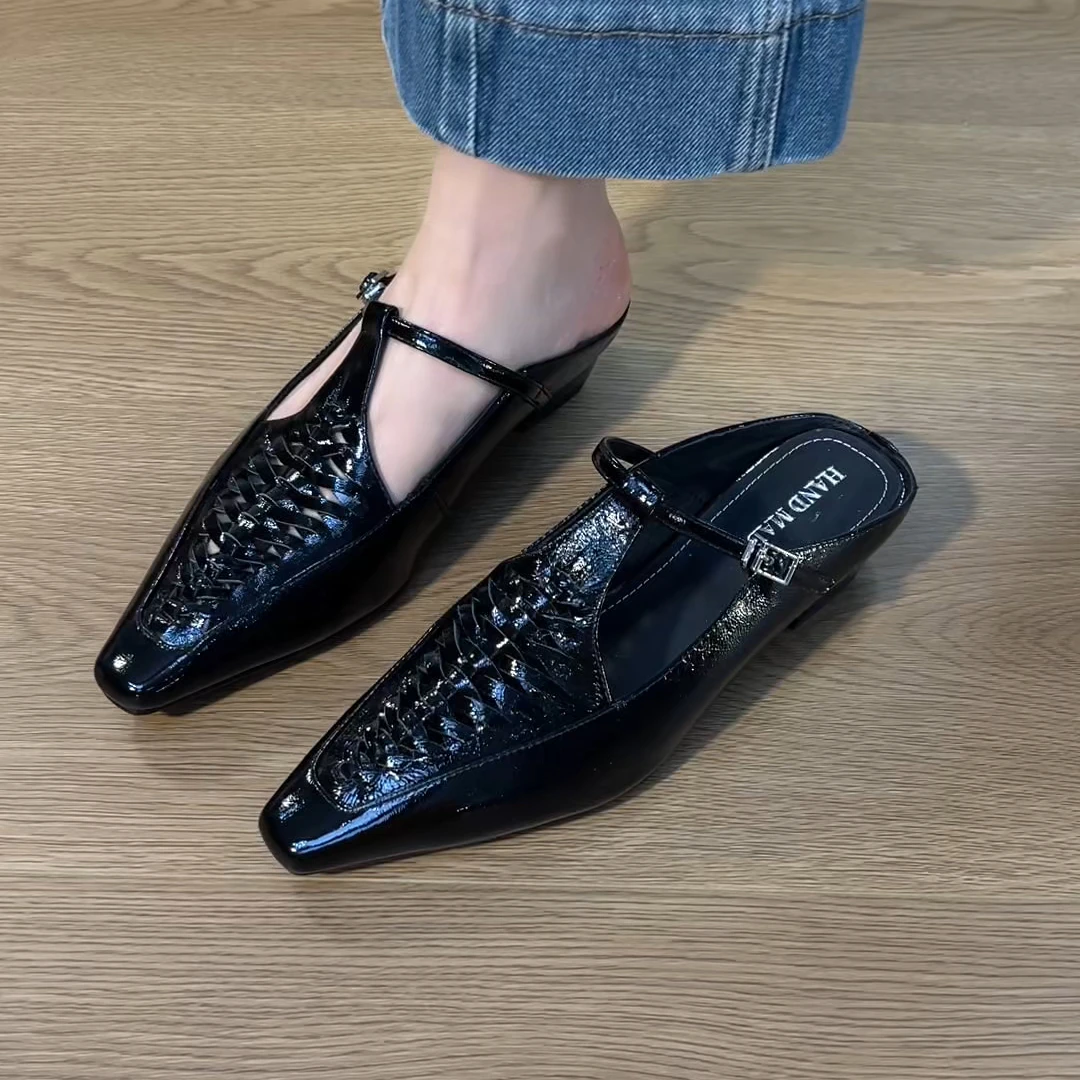 拖鞋夏季半拖2025爆款小众流行款式拖鞋粗跟拖鞋气质女款夏季