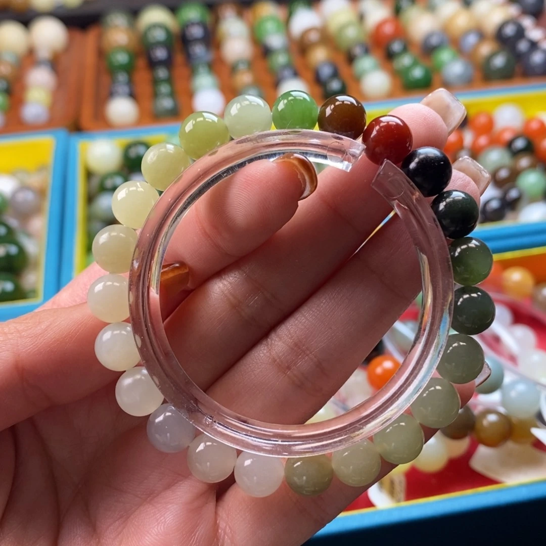 和田玉未镶嵌珠宝奇石福利多宝手串z8