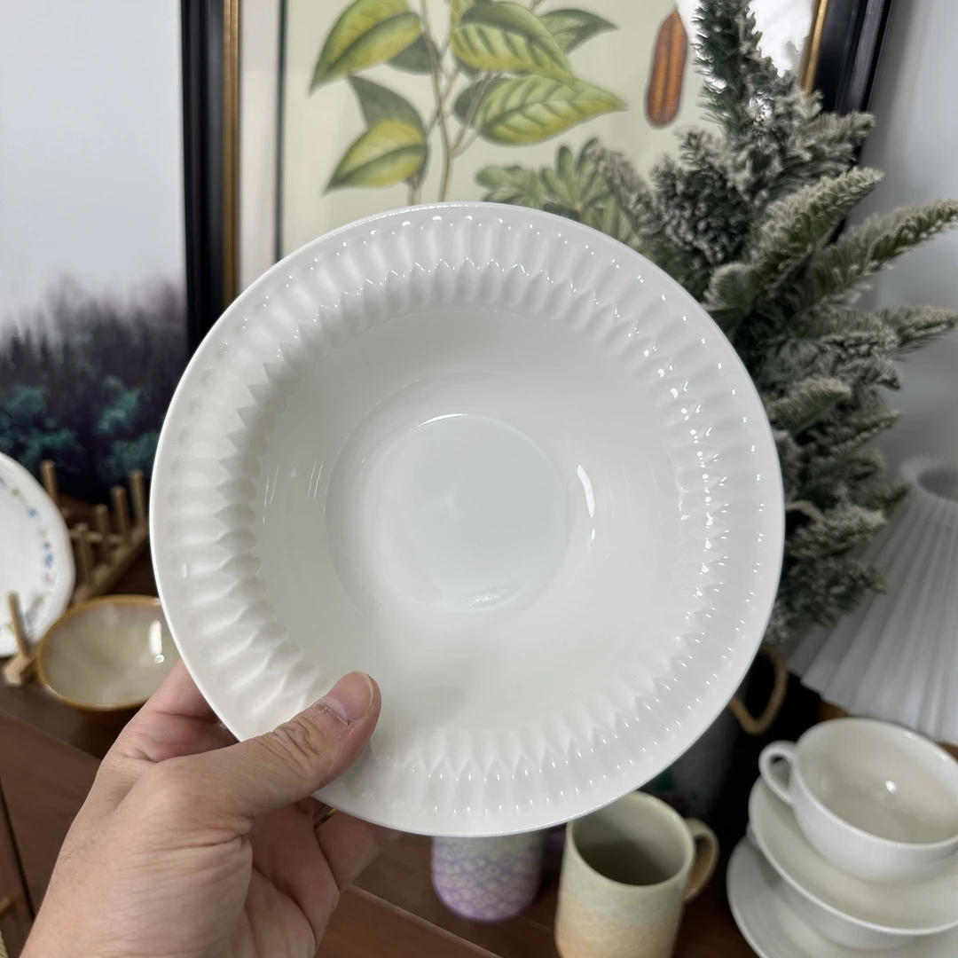 微瑕出清！陆家餐具 Daisy 草帽盘 沙拉盘 甜品盘