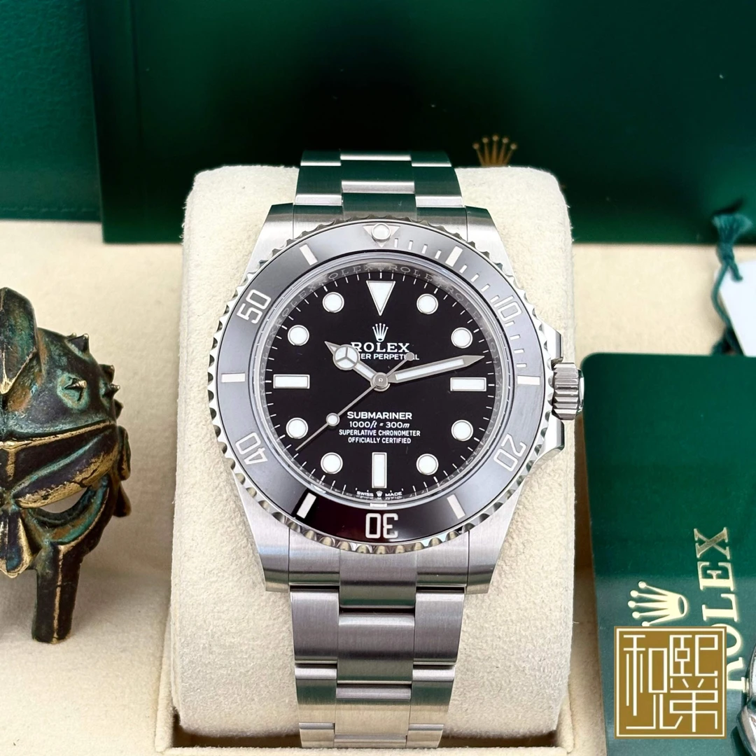 99新 Rolex/劳力士 潜航者/m124060-0001/无历黑水鬼/22全/41