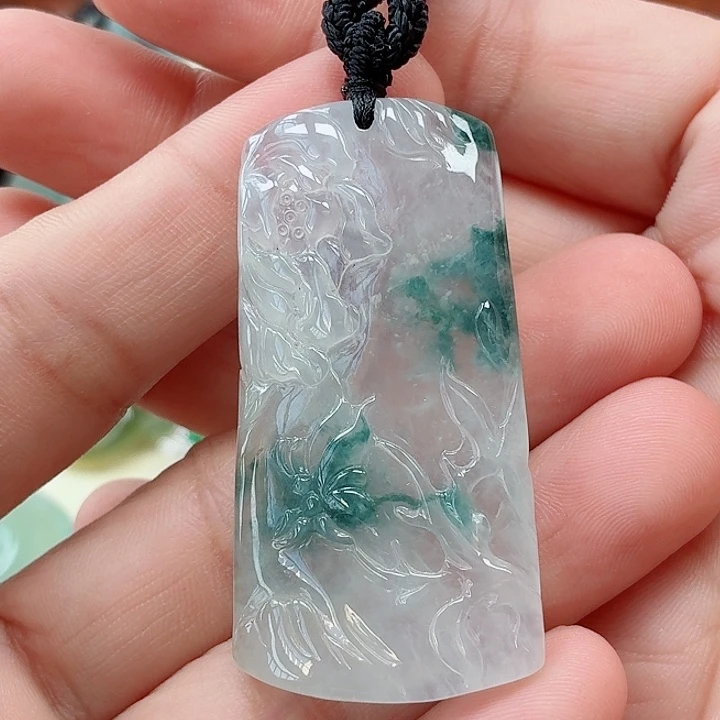 翡翠未镶嵌颈饰天然翡翠a货