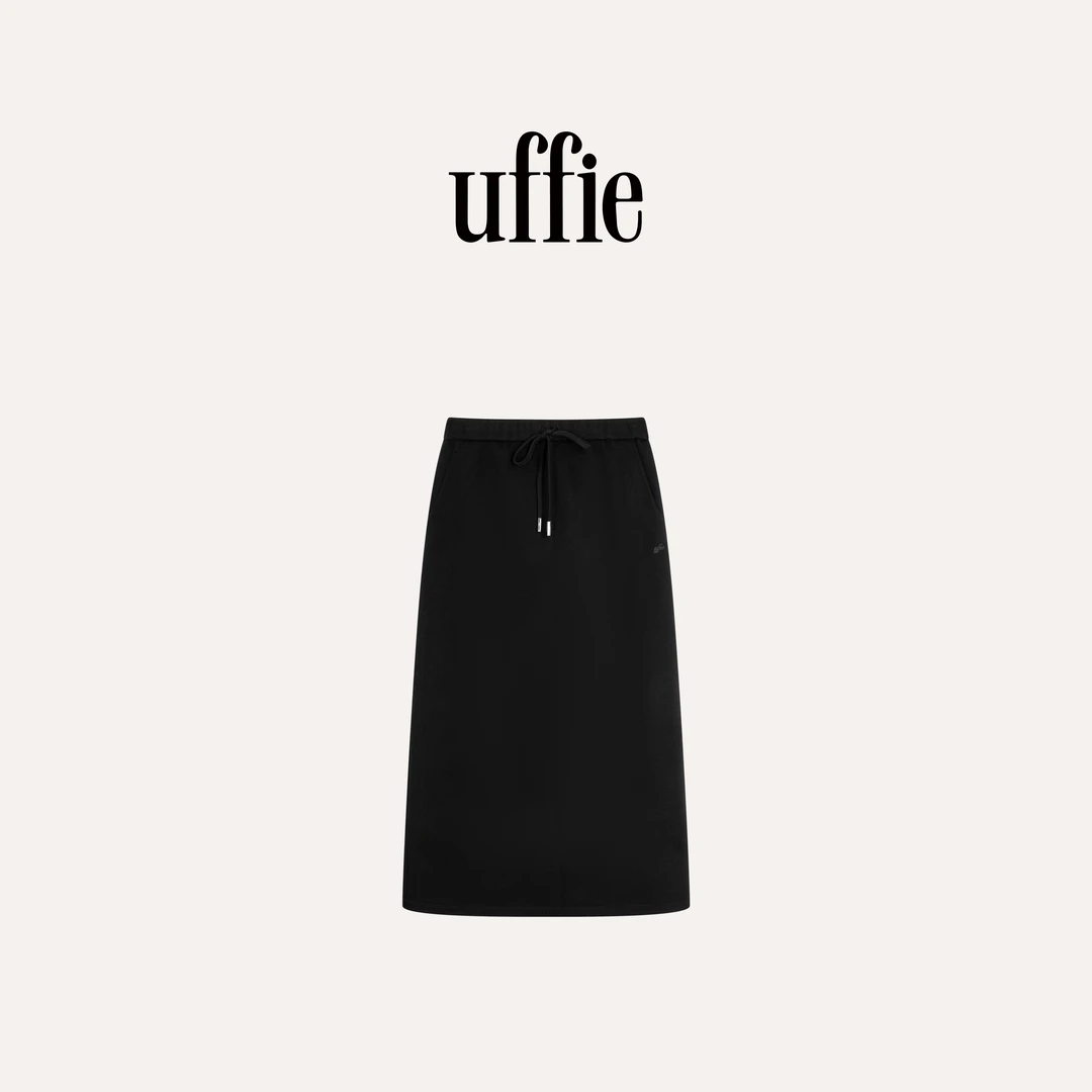 UFFIE于绘 暖宝宝 磨毛直筒卫裙