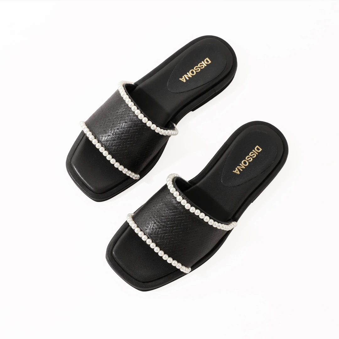 1764-夏季爆款时尚凉鞋女鞋软底外穿防滑拖鞋沙滩鞋一字拖女