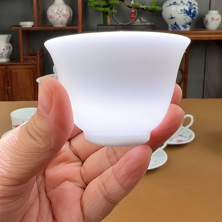 玉泥素胎小客杯杯
