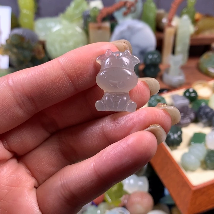 岫玉挂件未镶嵌挂件