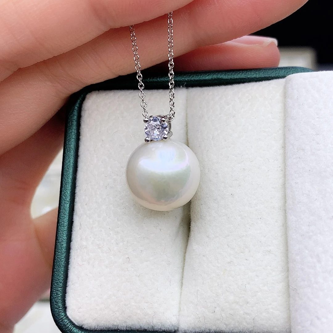 淡水珍珠颈饰合金