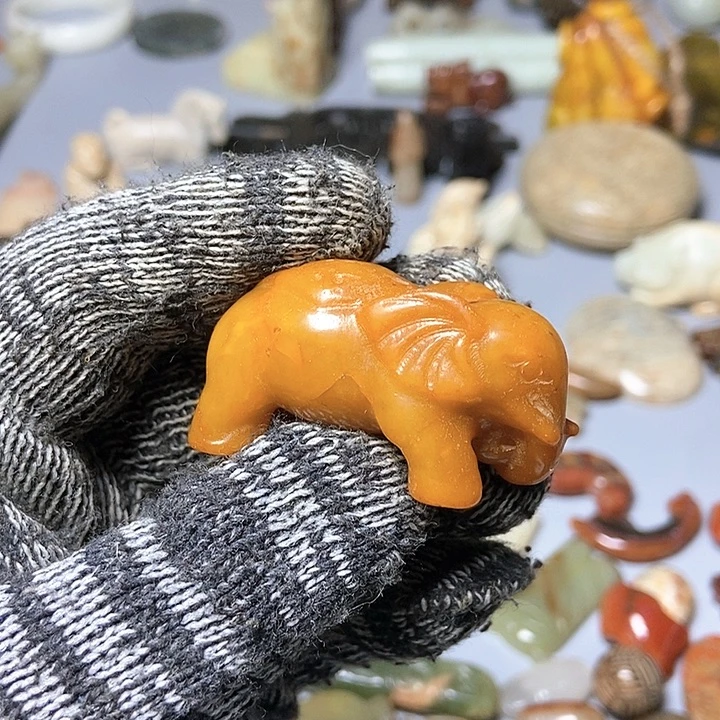 和田玉未镶嵌颈饰134