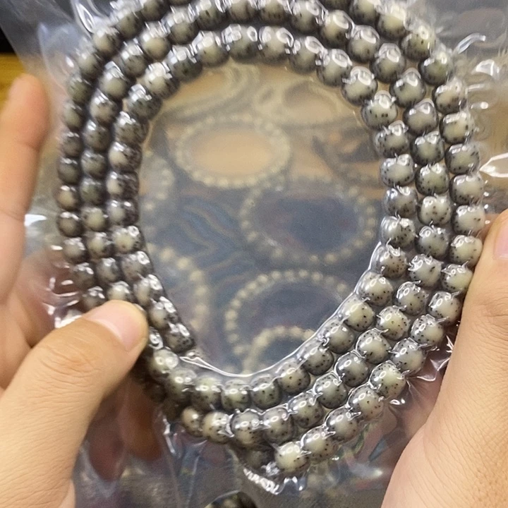 手串星月菩提糯冰双留108