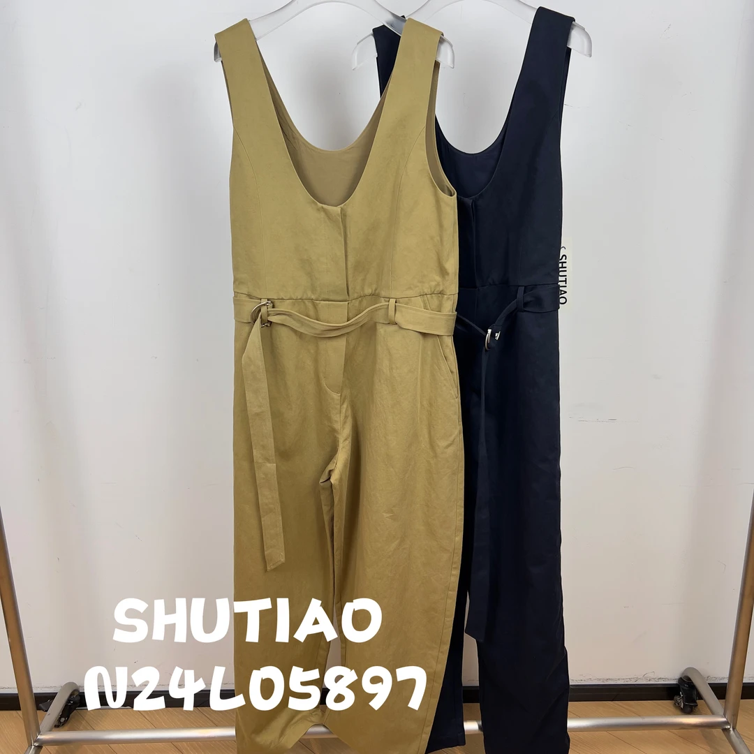 【SHUTIAO】2024秋冬：新款小众设计款背带裤N24L05897