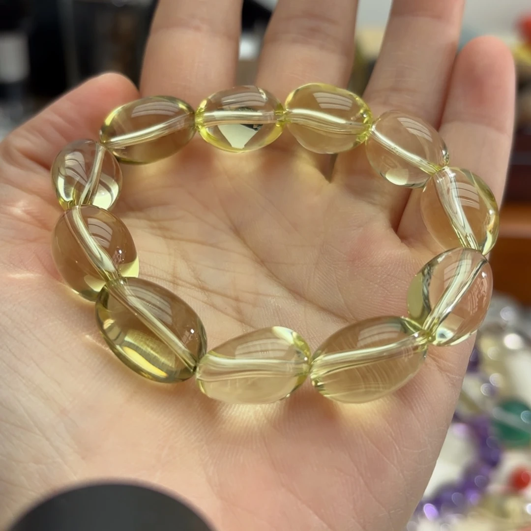未镶嵌手链水晶黄水晶