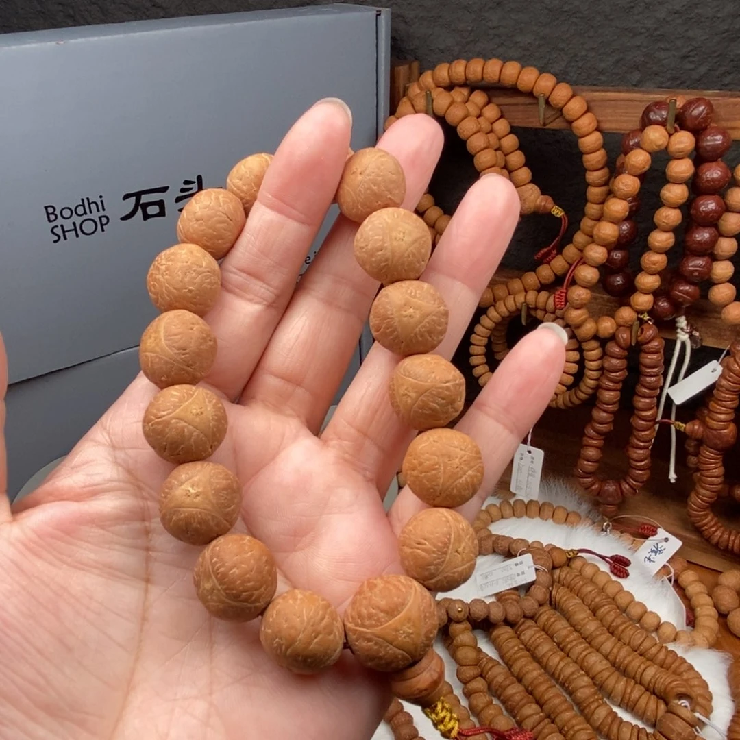 凤眼菩提手串龙眼手串17.5尺16颗