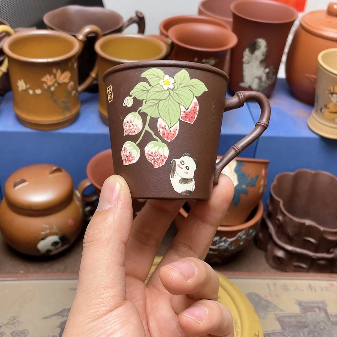 紫砂茶杯紫砂主人杯100cc