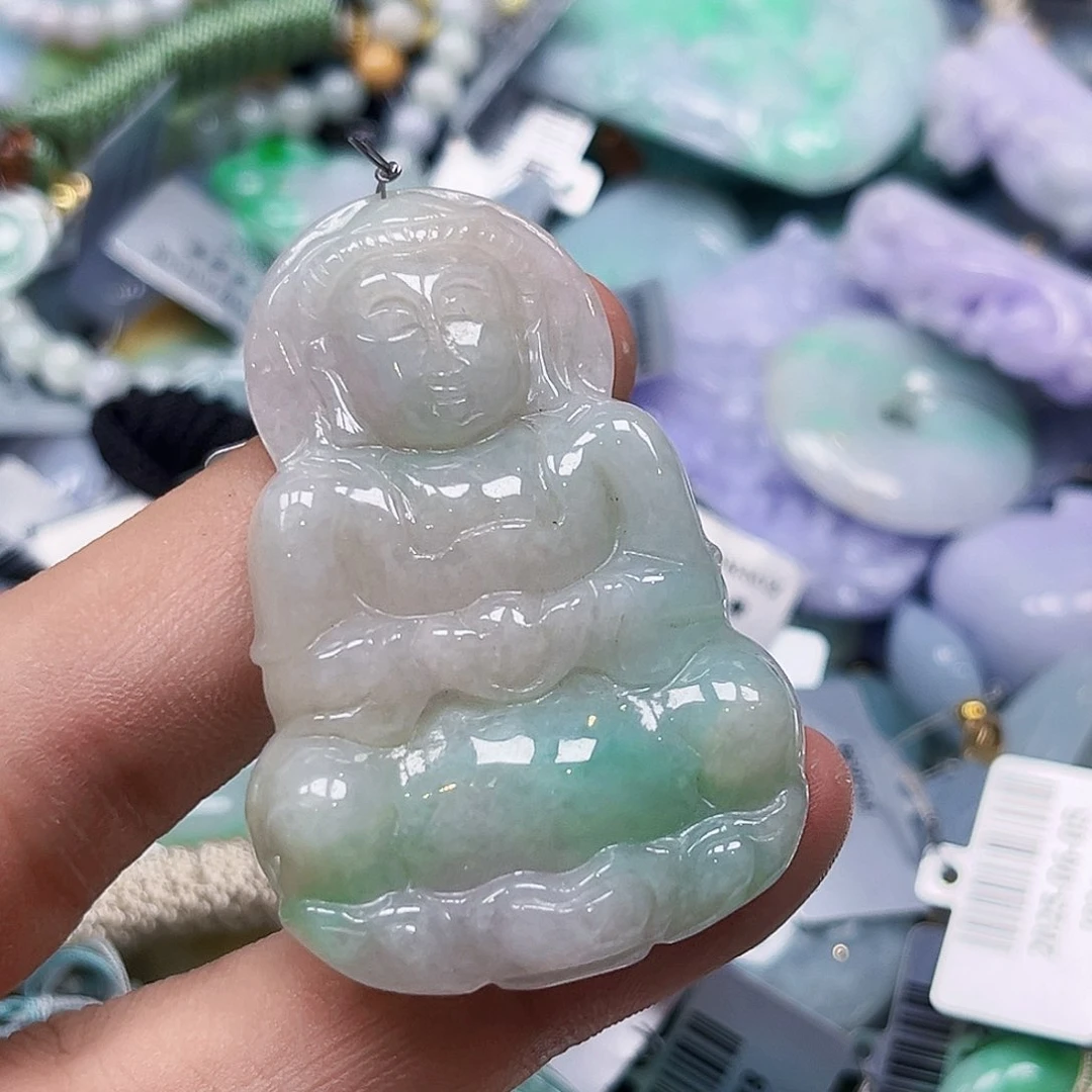 翡翠未镶嵌颈饰缅甸翡翠A货