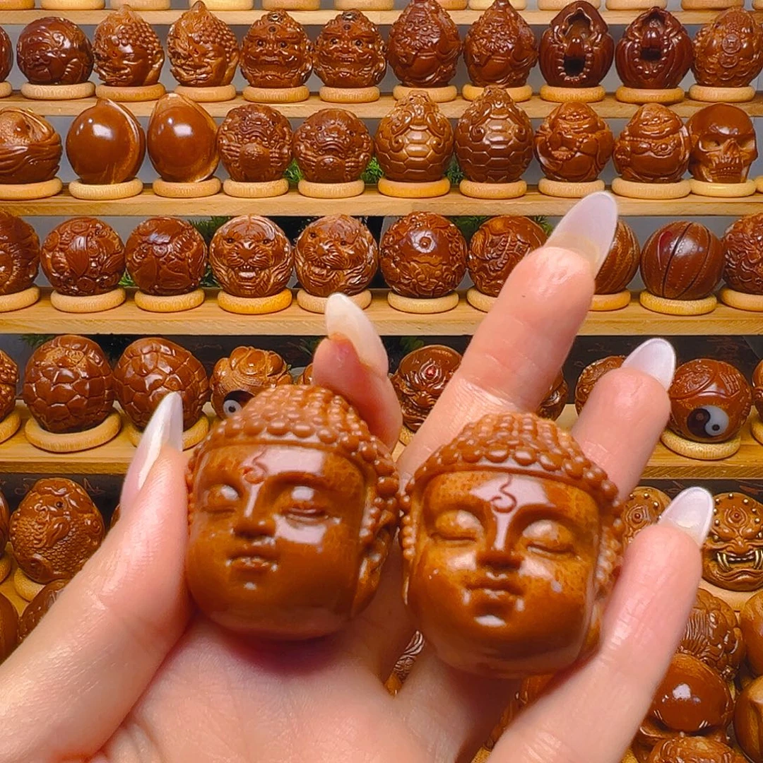 手串/手链橄榄核宝宝佛一对