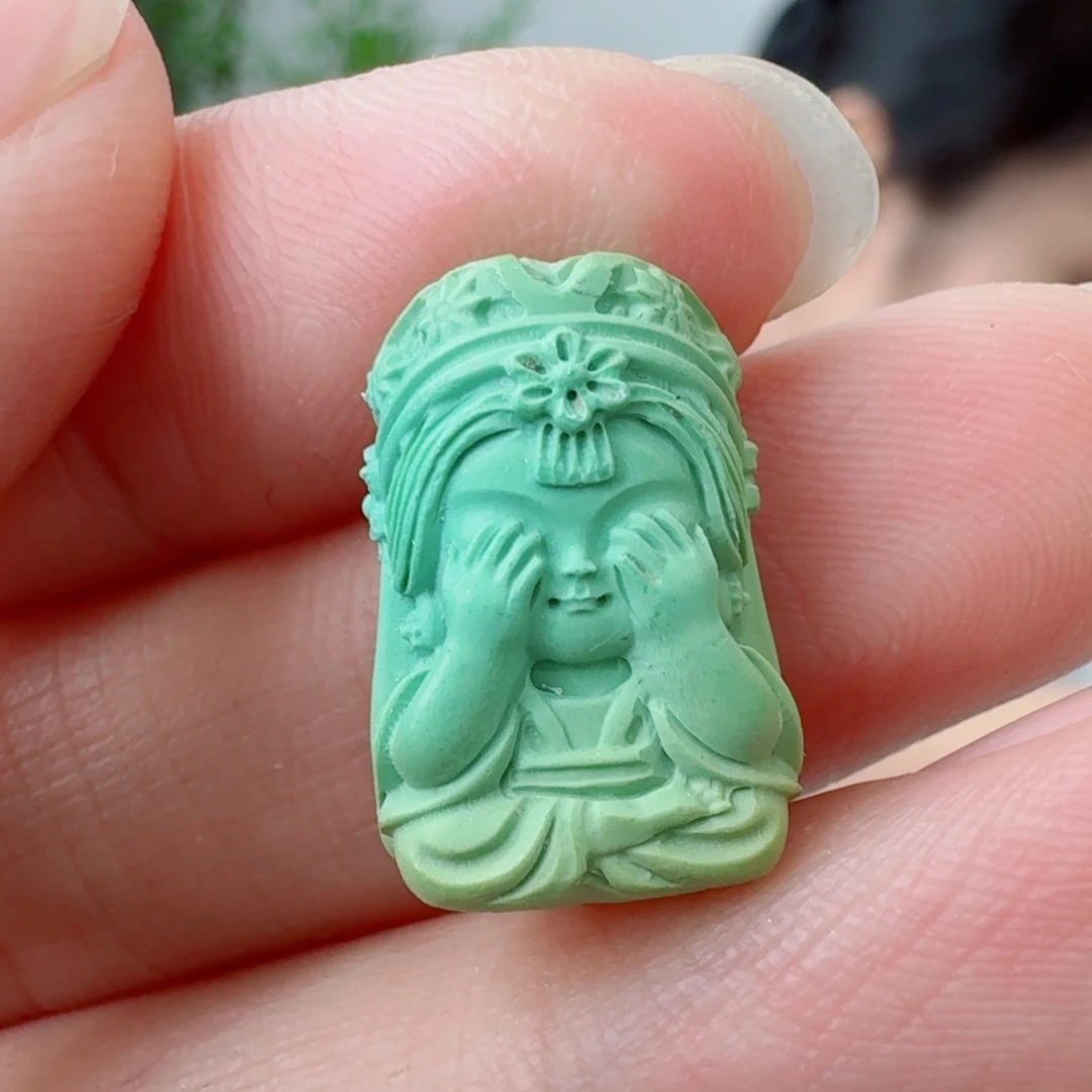 未镶嵌绿松石珠宝奇石