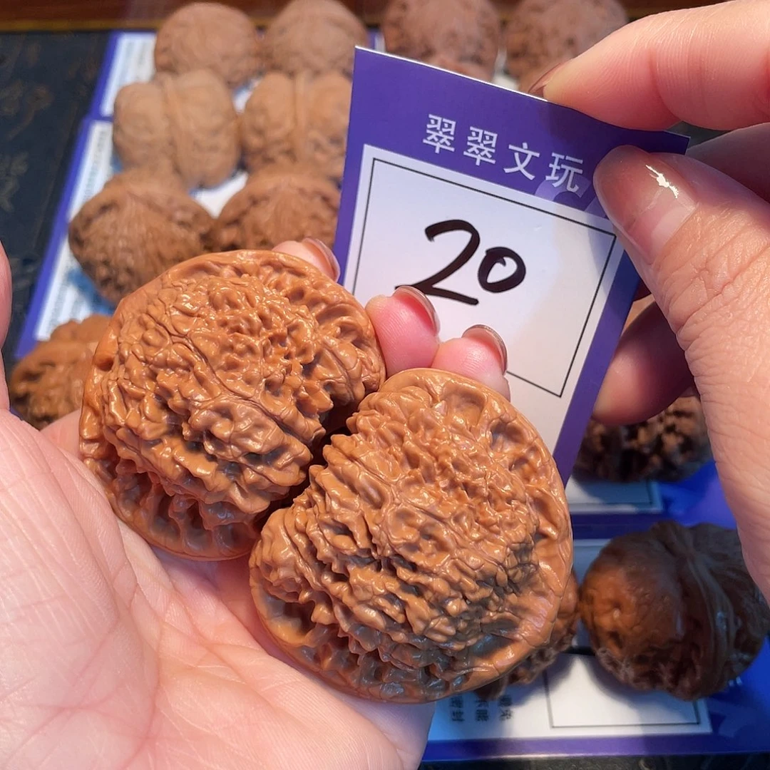 文玩核桃把件20号官帽5.0