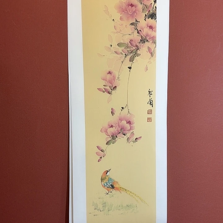 @***翠国画听兰老师花鸟