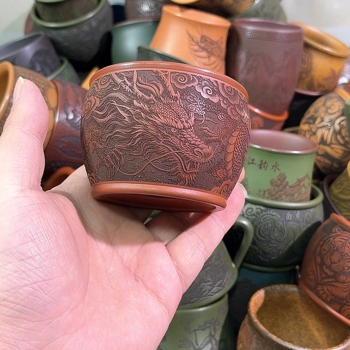 茶杯紫砂全手工紫砂主人杯