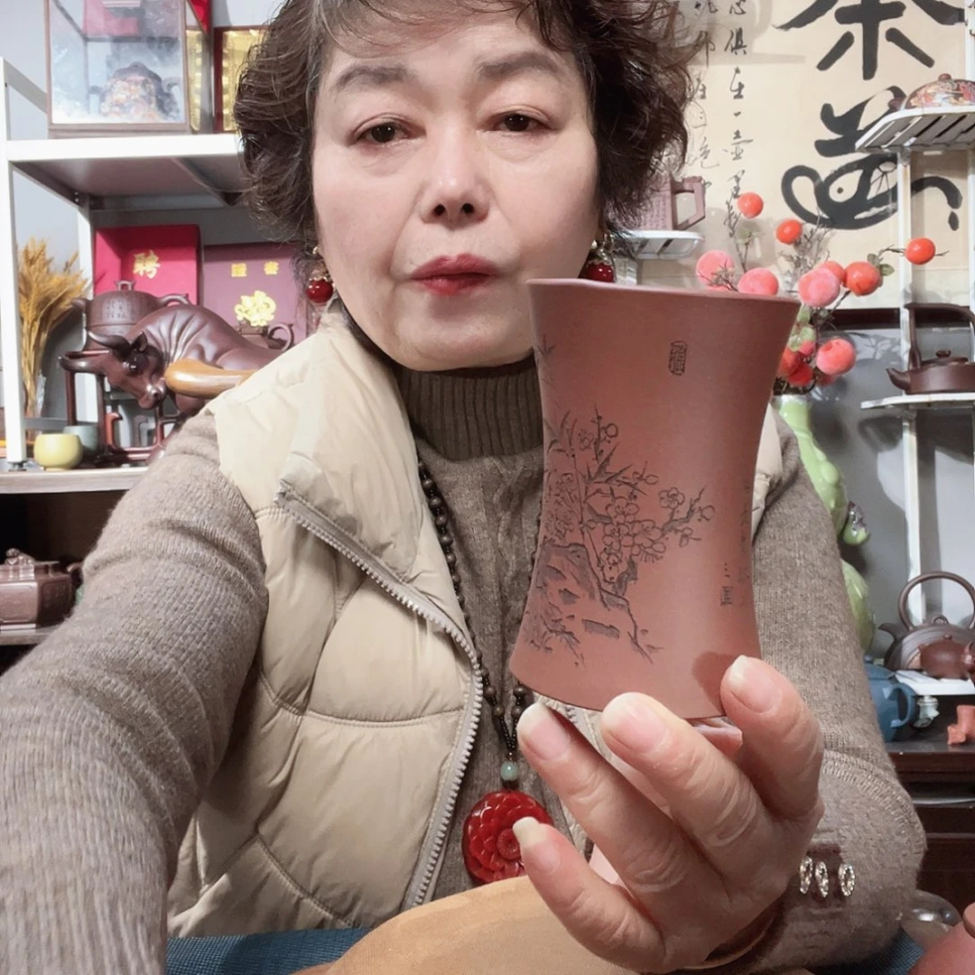 紫砂茶杯原矿紫砂壶