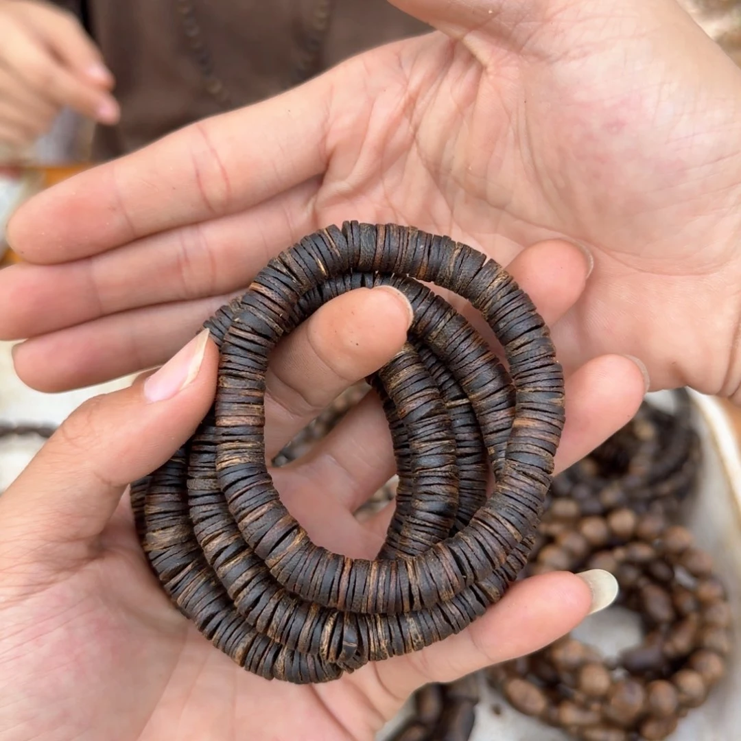 沉香沉香碎屑单圈沉水0.9片珠11克多样性发一