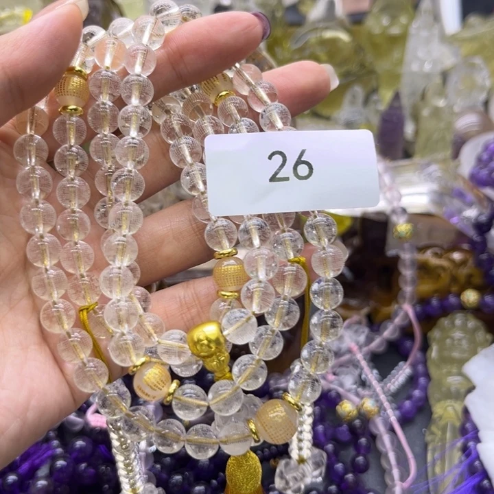 带***光合金珠宝半成品水晶