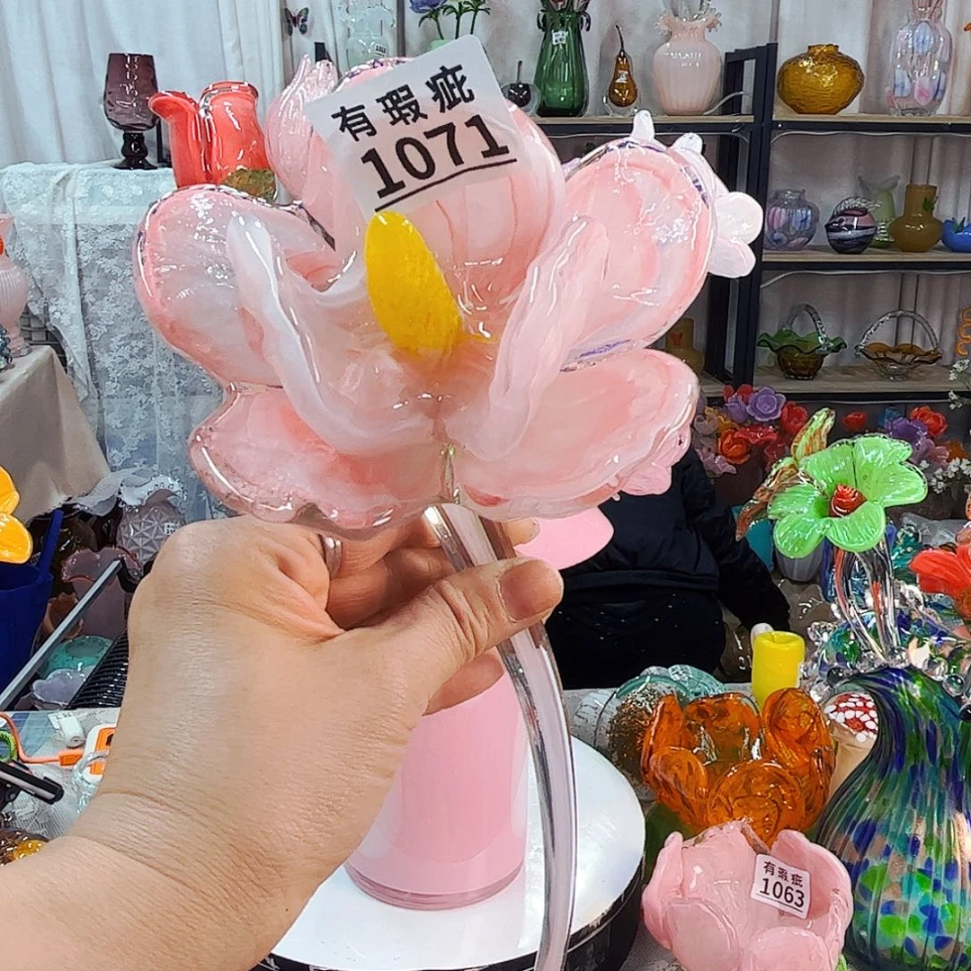 1071瑕牡丹家悦琉璃工艺品