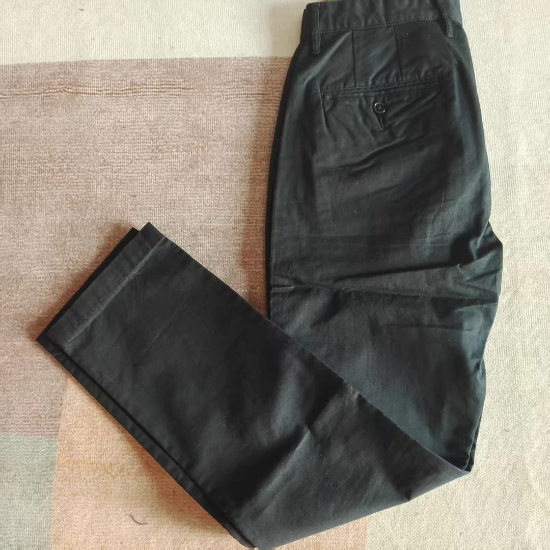 Sweet DD黑色后白皮标休闲裤/J