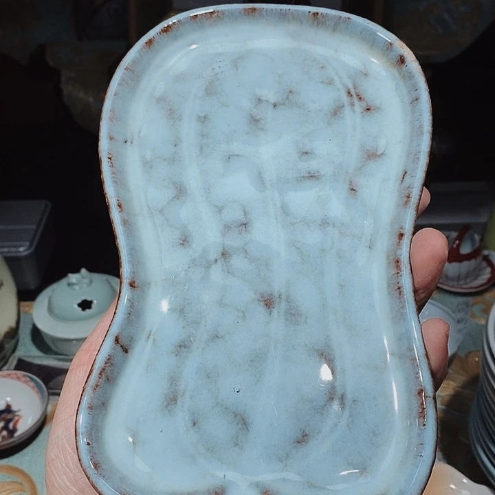 瓷片新年快乐。万事如意